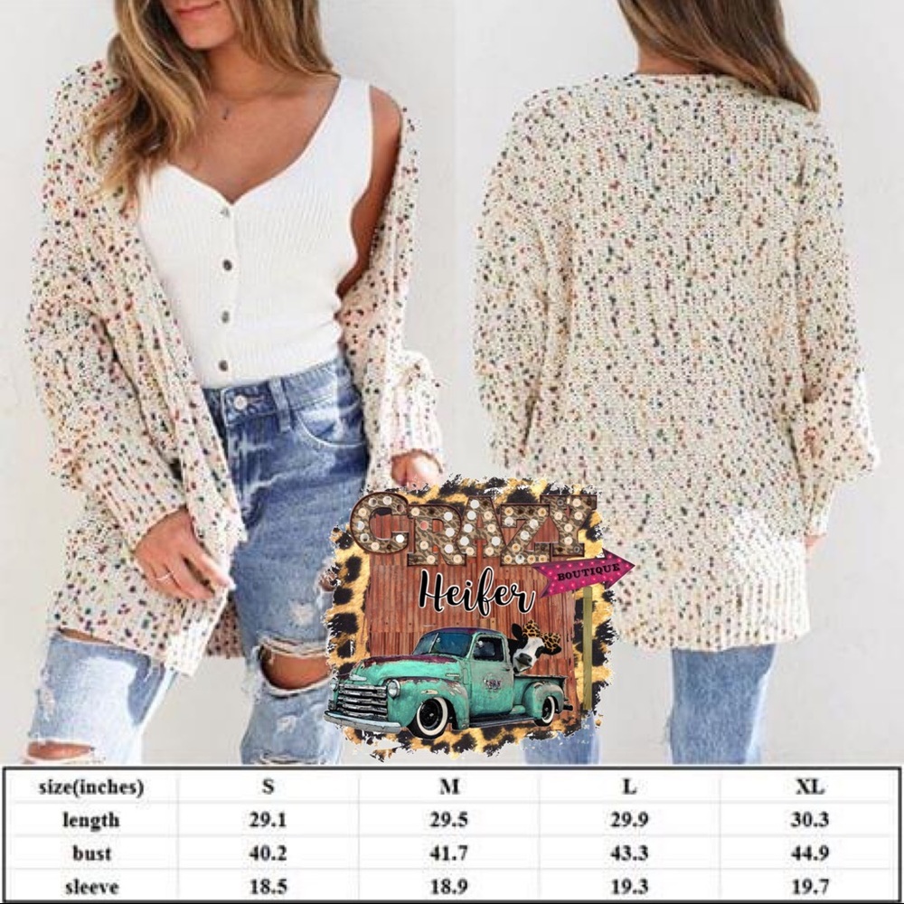 Fall Confetti Cardigan